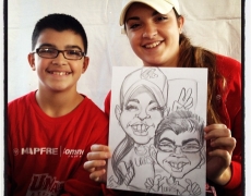 Making your party perfect with our caricature artists